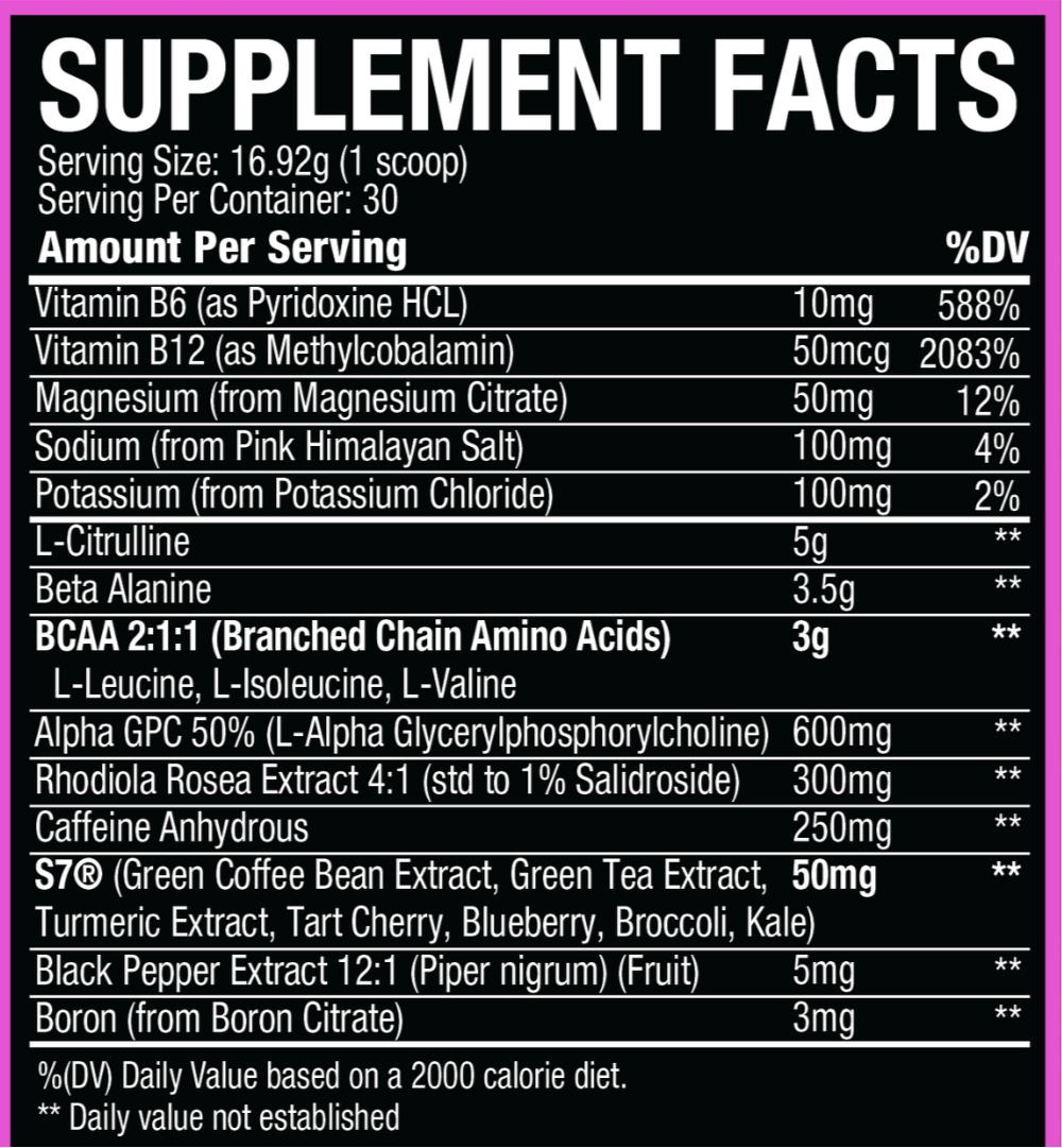 Pink Venomade Pre Workout