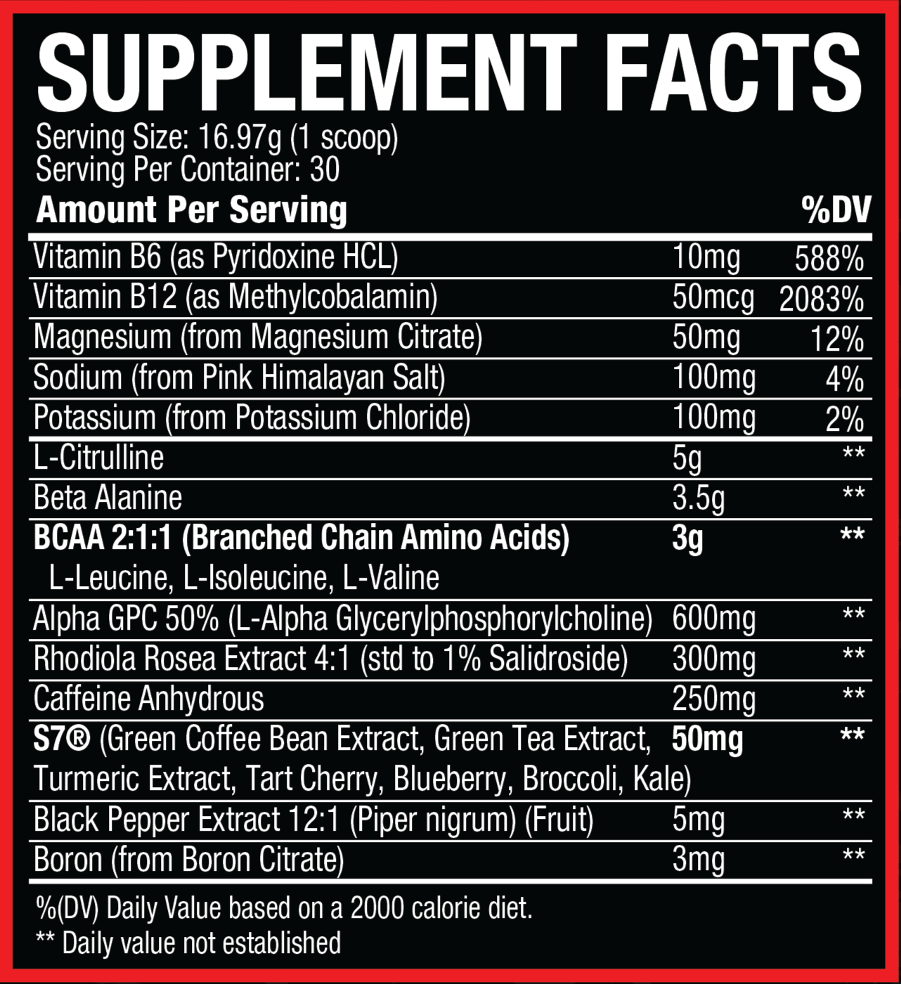 Lethal Limeade Pre Workout